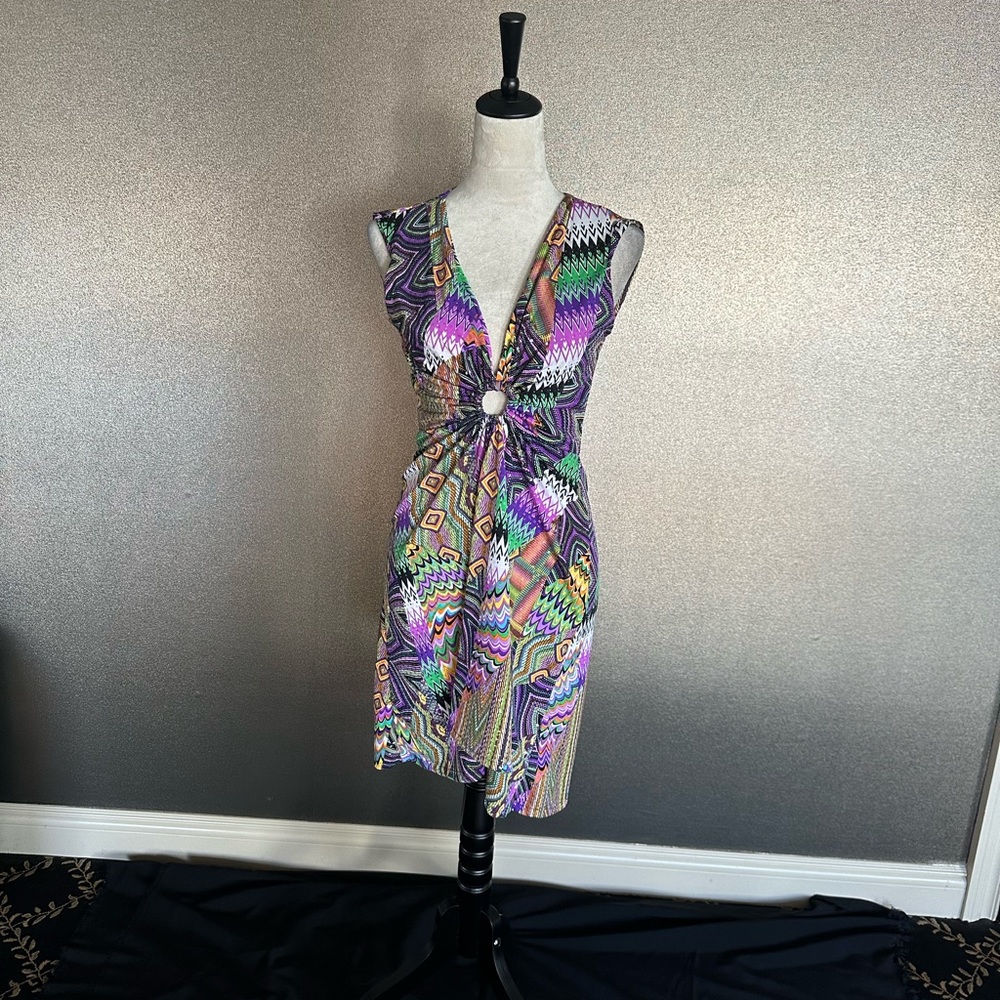 Oh My Bod Black label Size M multicolored dress